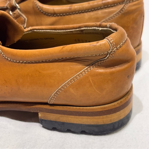 Tommy Bahama Tan Leather Golf Loafers Womens Size 6.5 Slip-On Shoes - Picture 14 of 15